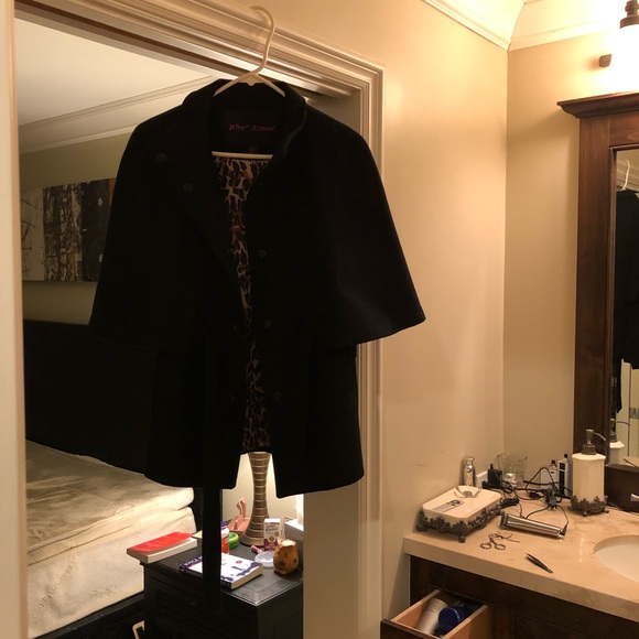 Betsey Johnson Peacoat - cape style - Picture 2 of 2